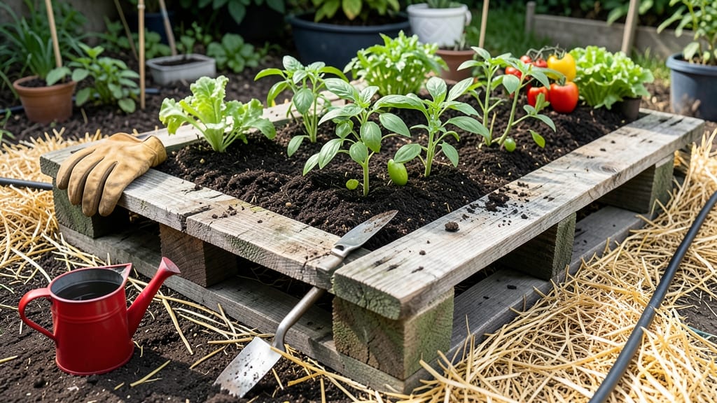 Raised Garden Bed Made Out of Pallets: Sturdy, Upcycled Planters for Year-Round Growing