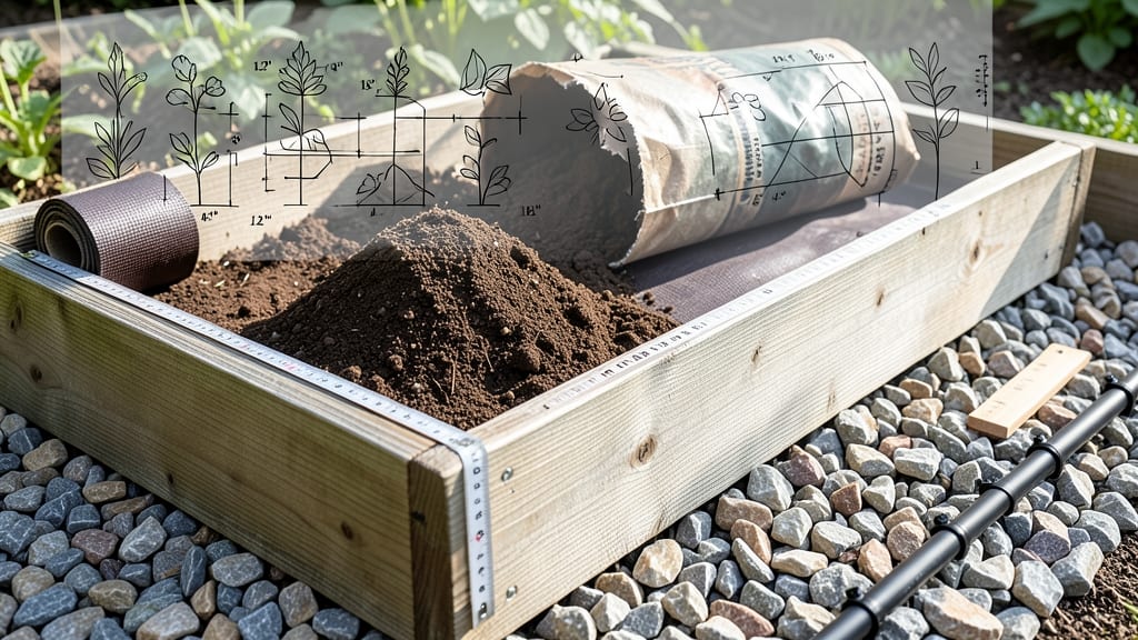 Raised Garden Bed Design Plans: Modular Frames for Customizable Plant Heights and Drainage