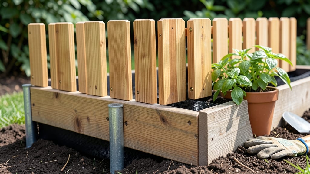 Removable Raised Bed Fence: Modular Privacy That Protects Plants and Pets