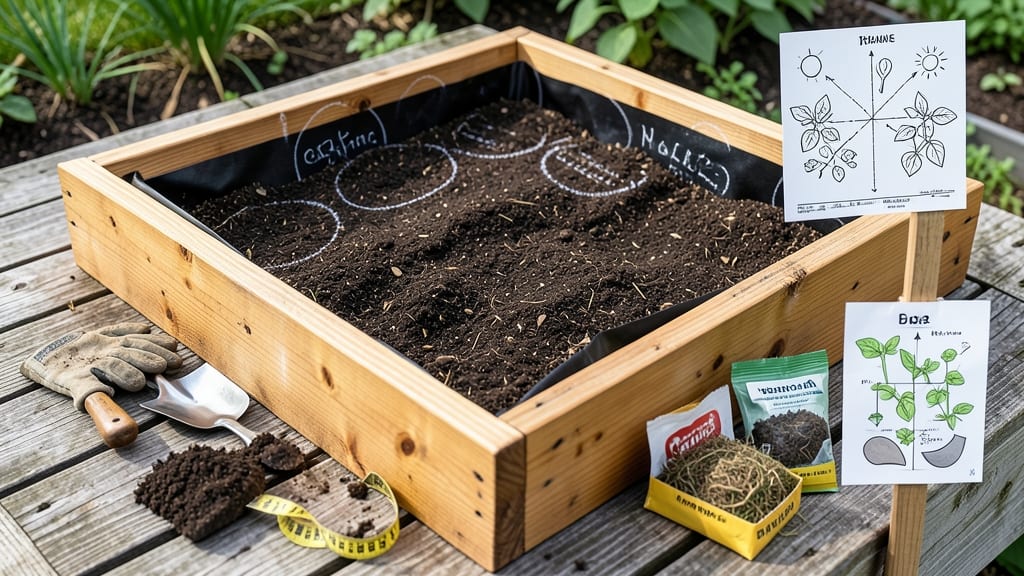 6x3 Raised Garden Bed Layout: Science-Backed Plant Zones for Year-Round Bounty