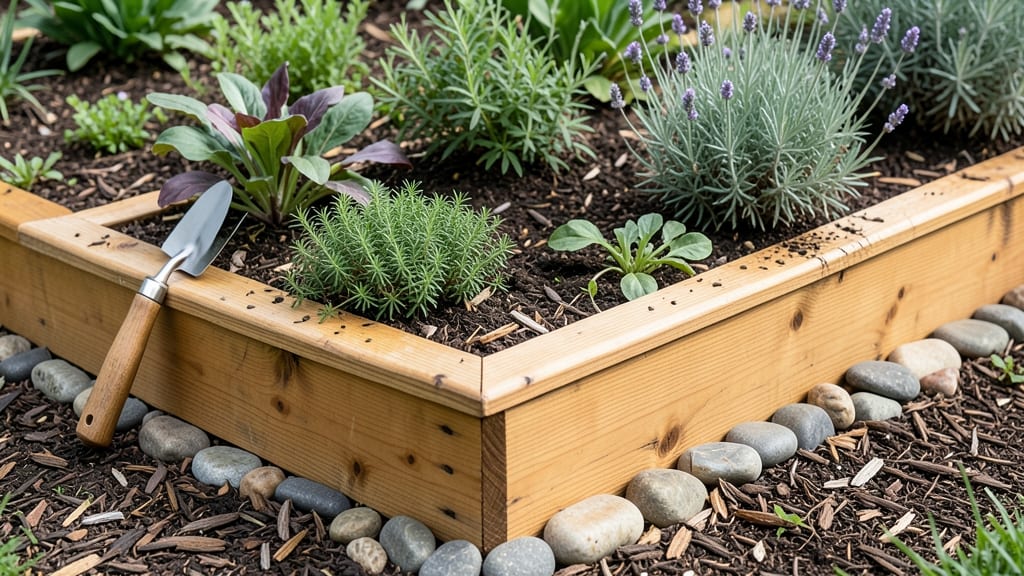 Wooden Flow Bed Edging: Rustic Charm That Defines Garden Borders Naturally