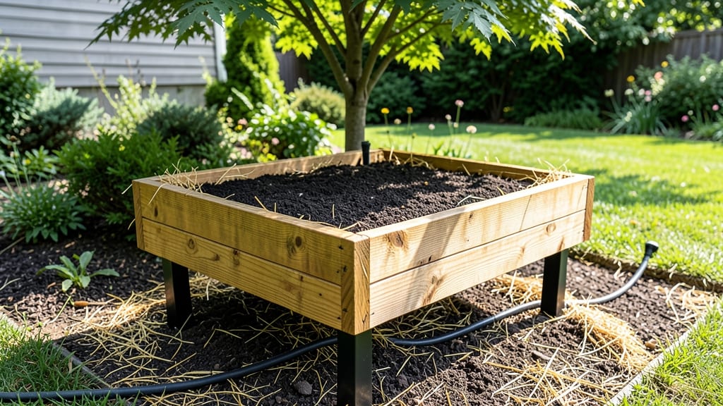 Elevated Garden Bed Legs: Adjustable Height for Perfect Plant Spacing