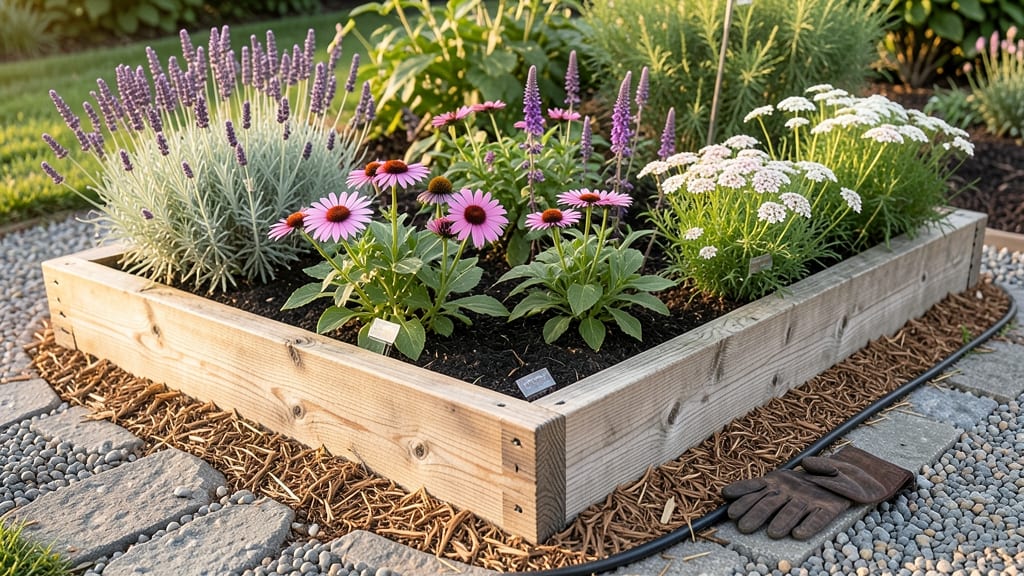 Raised Bed Flower Garden Layout: Proven Spacing for Sun-Loving Annuals vs Perennials