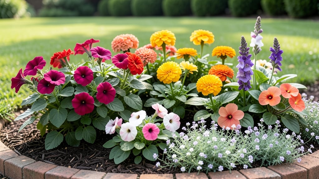 Bed Flower Decoration: Vertical Garden Illusions for Small Spaces