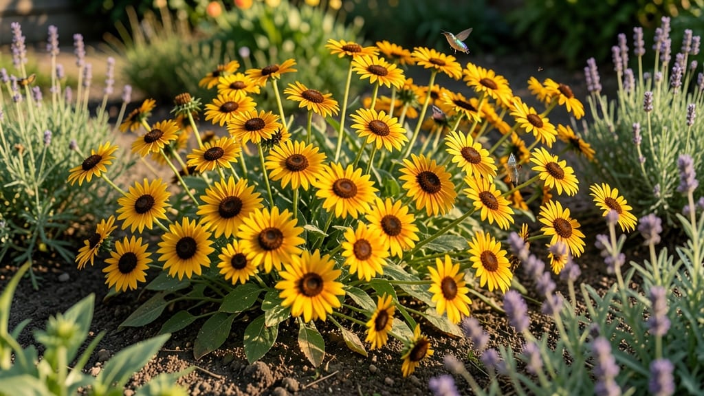 Sunburst Black-Eyed Susan Garden