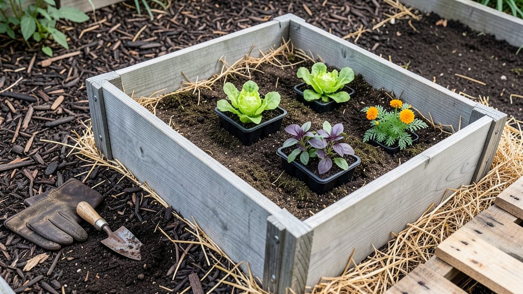 Inexpensive Raised Garden Bed Ideas: Upcycled Pallet Designs for Year-Round Growing