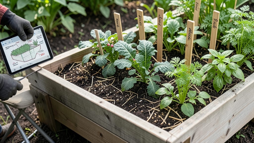 Raised Bed Vegetable Garden Planner: Season-Long Layouts for Year-Round Harvests