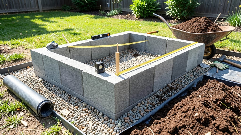 How to Build a Raised Garden Bed with Concrete Blocks: Durable Frames for Customizable Planting Heights