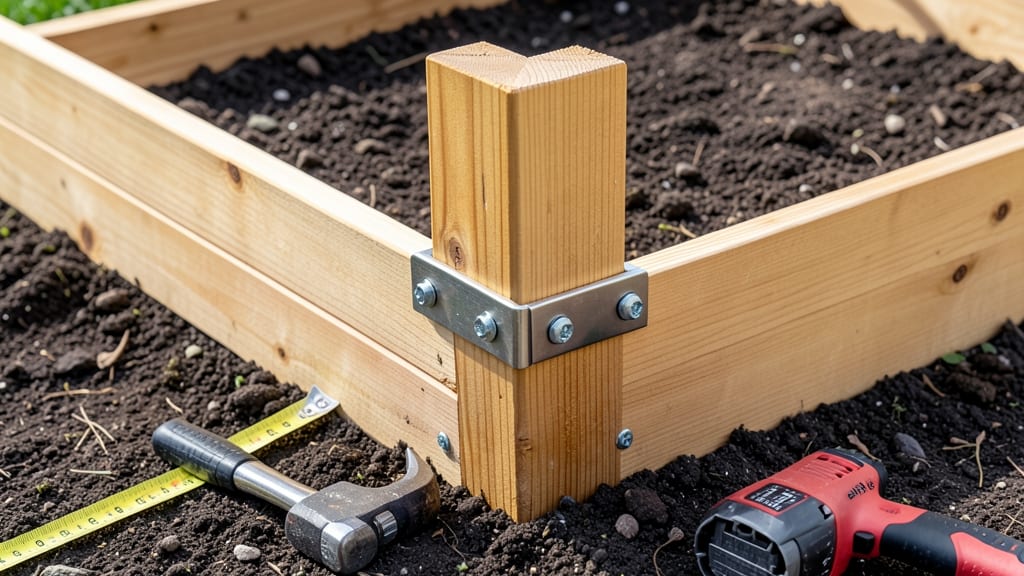 Raised Bed Corner Posts: Pressure-Treated Wood vs. Metal—Durability Showdown