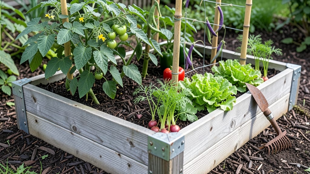 Raised Garden Bed Veggie Layout: Science-Backed Spacing for Bigger Harvests