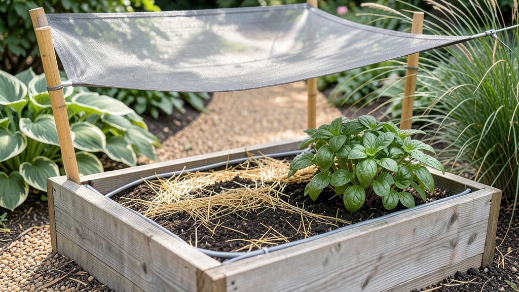 Raised Garden Bed Shade Covers: UV-Blocking Protection for Delicate Plants