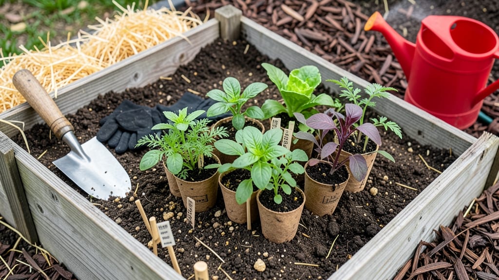 How to Start a Raised Bed Vegetable Garden: Zero-Experience Guide to First Harvest