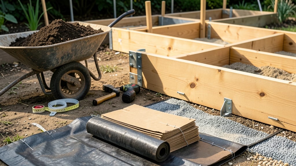 Raised Bed Garden Construction Materials: Durable Frames and Soil Layers for Bountiful Harvests