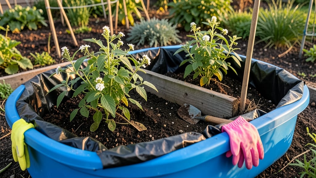 Kiddie Pool Raised Bed Garden: Year-Round Growing Without the Digging